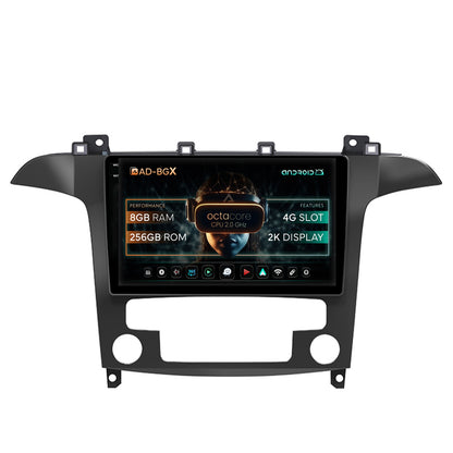 Navigatie Ford S-Max / Galaxy (2006-2015), Android, X-Octacore / 8GB RAM + 256GB ROM, 9.5 Inch - AD-BGX9008+AD-BGRKIT125