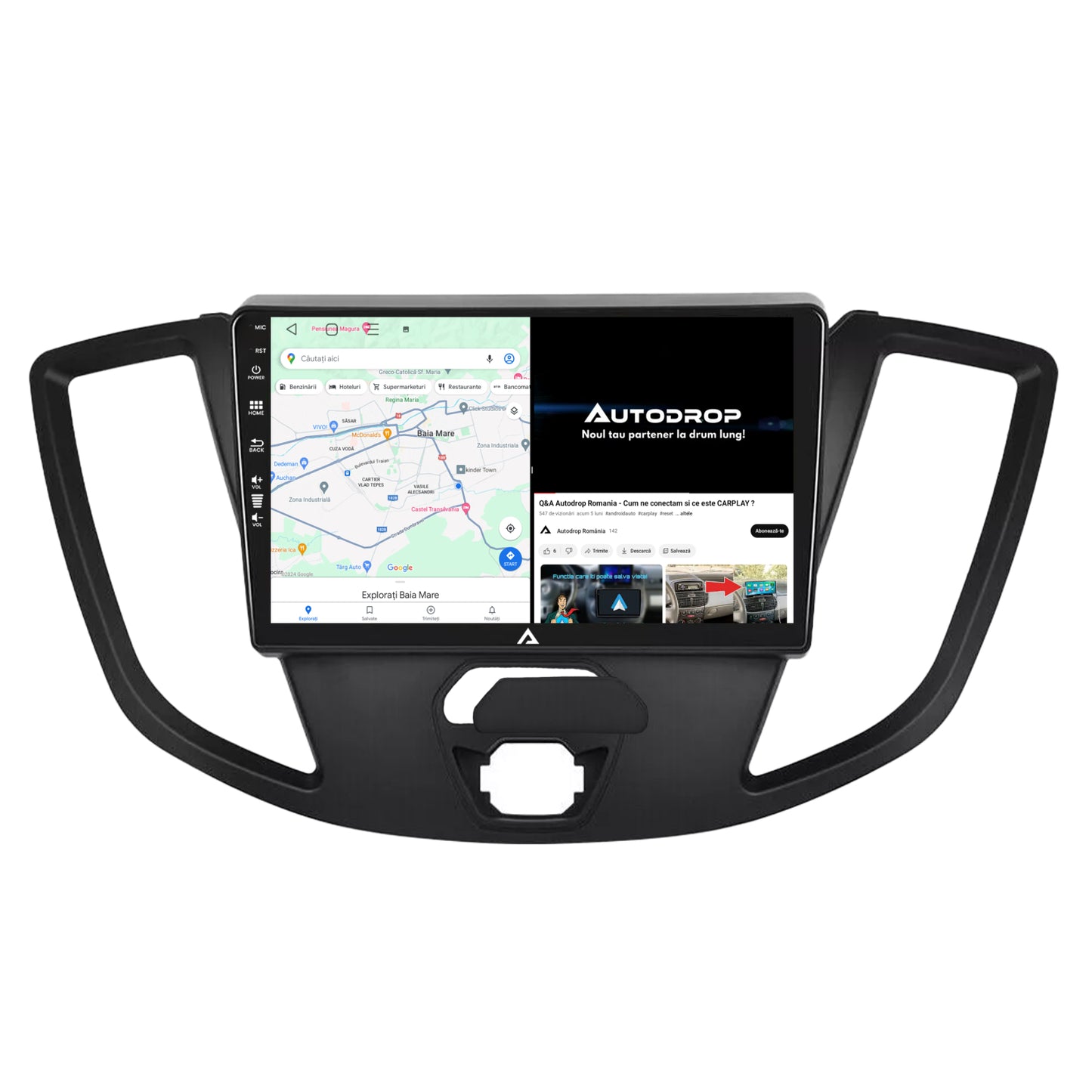 Navigatie Ford Transit (2014-2020), Android,E-Octacore / 2GB RAM + 32GB ROM, 9 Inch - AD-BGE9002+AD-BGRKIT123V2