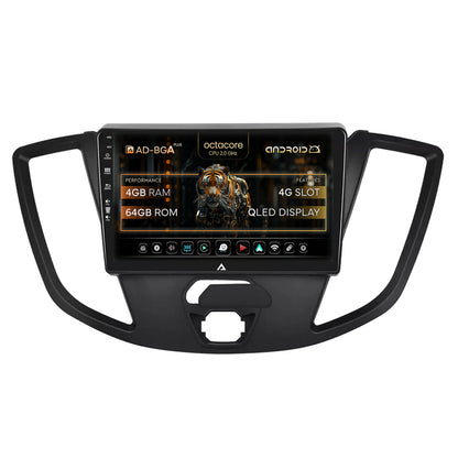 Navigatie Ford Transit (2014-2020), Android, A-Octacore / 4GB RAM + 64GB ROM, 9 Inch - AD-BGA9004+AD-BGRKIT123V2