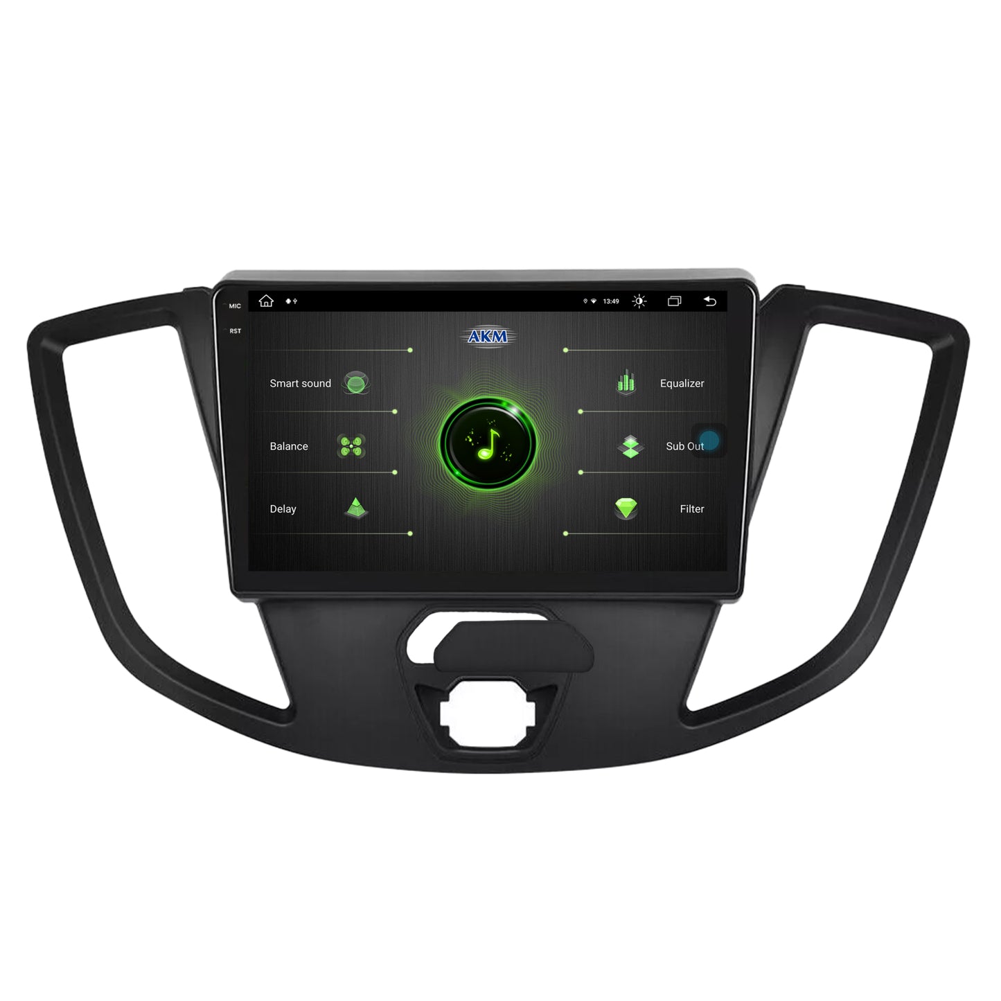 Navigatie Ford Transit (2014-2020), Android, X-Octacore / 8GB RAM + 256GB ROM, 9.5 Inch - AD-BGX9008+AD-BGRKIT123V2
