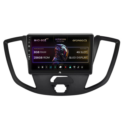 Navigatie Ford Transit (2014-2020), Android, Z-Octacore / 8GB RAM + 256GB ROM, 9 Inch - AD-BGZ9008+AD-BGRKIT123V2