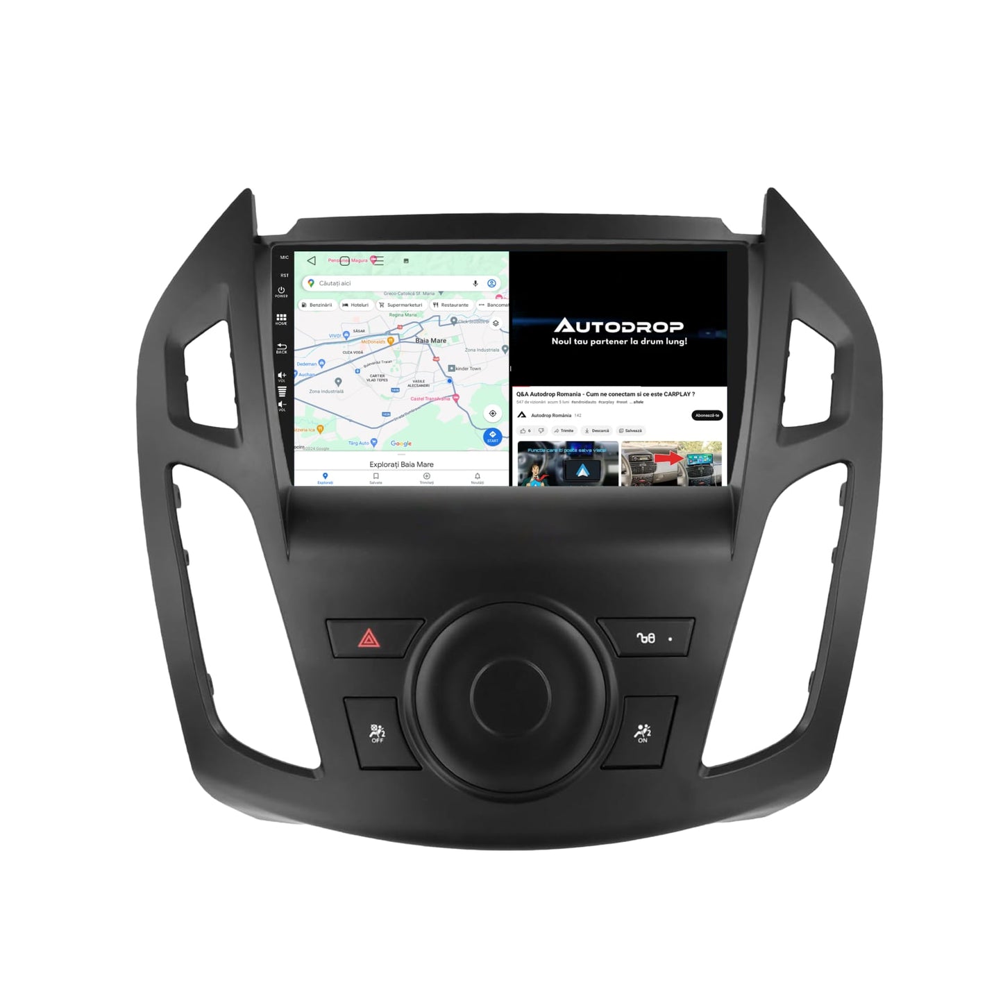Navigatie Ford Transit (2015-2021), Android, A-Octacore / 4GB RAM + 64GB ROM, 9 Inch - AD-BGA9004+AD-BGRKIT111