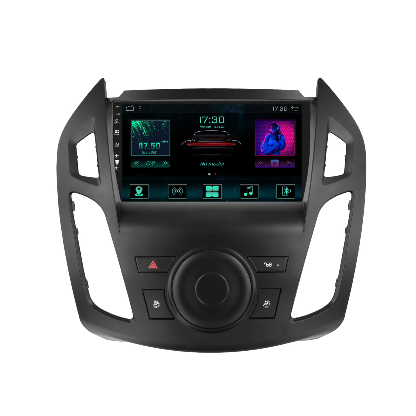Navigatie Ford Transit (2015-2021), Android, A-Octacore / 4GB RAM + 64GB ROM, 9 Inch - AD-BGA9004+AD-BGRKIT111
