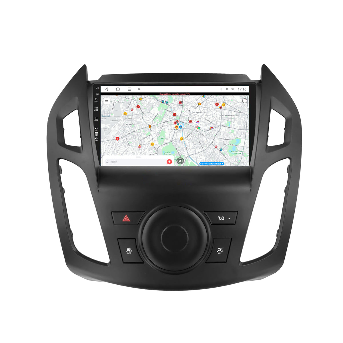 Navigatie Ford Transit (2015-2021), Android, E-Octacore / 2GB RAM + 32GB ROM, 9 Inch - AD-BGE9002+AD-BGRKIT111