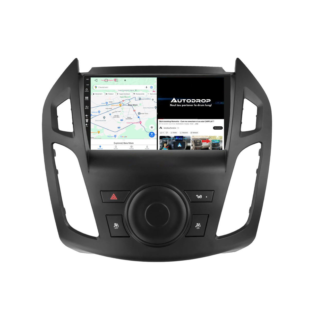 Navigatie Ford Transit (2015-2021), Android, E-Octacore / 2GB RAM + 32GB ROM, 9 Inch - AD-BGE9002+AD-BGRKIT111