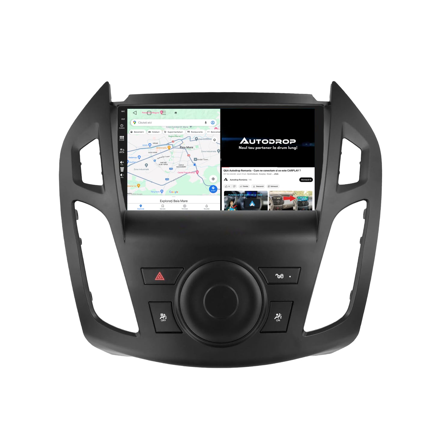 Navigatie Ford Transit (2015-2021), Android, E-Octacore / 2GB RAM + 32GB ROM, 9 Inch - AD-BGE9002+AD-BGRKIT111