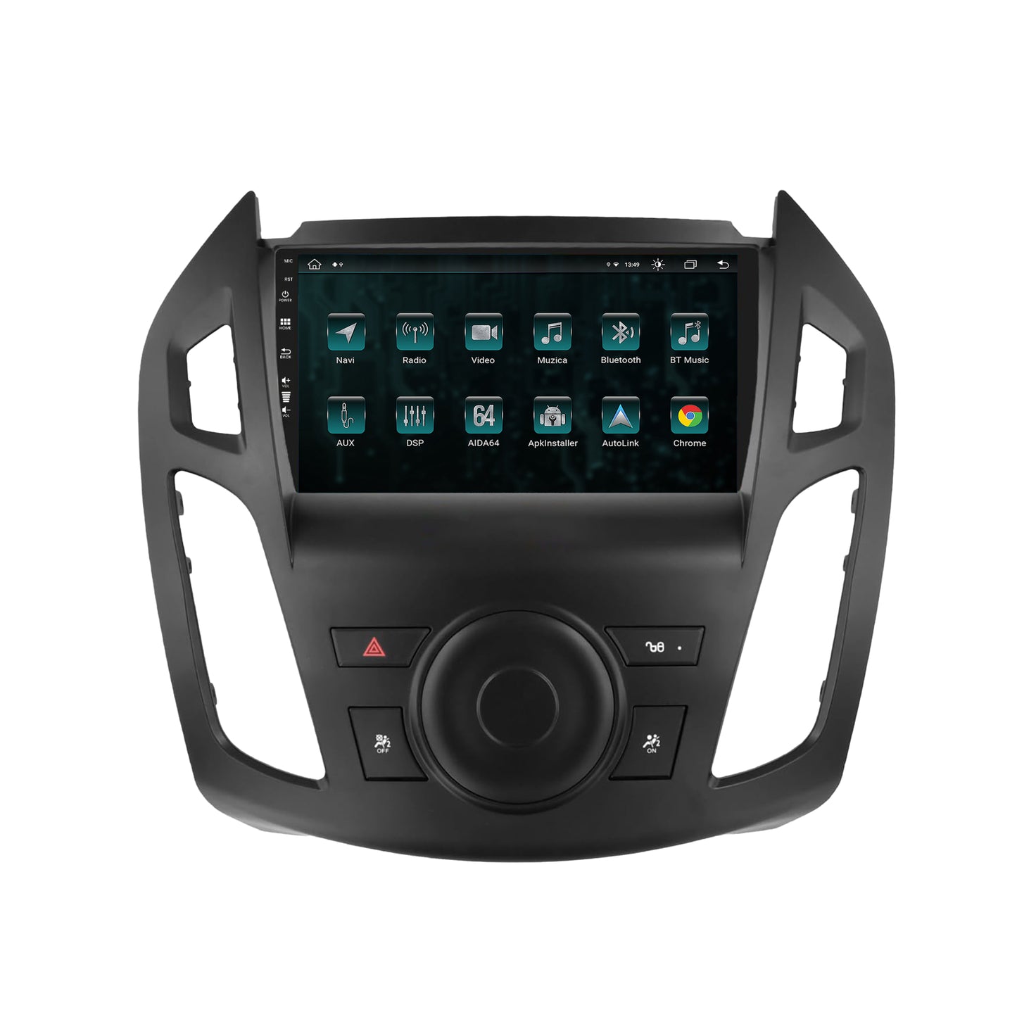 Navigatie Ford Transit (2015-2021), Android, Z-Octacore / 8GB RAM + 256GB ROM, 9 Inch - AD-BGZ9008+AD-BGRKIT111