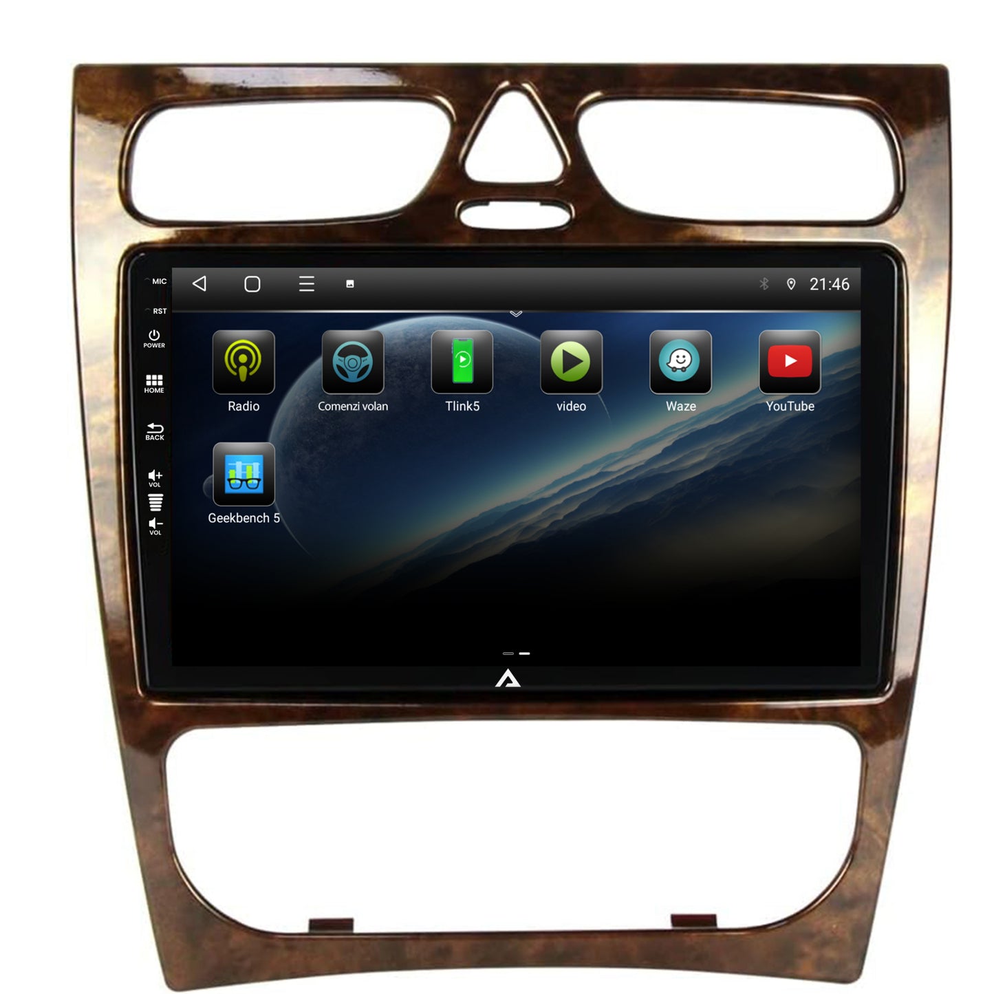Navigatie Benz C Class (W203) (2002-2004), Android, E-Octacore / 2GB RAM + 32GB ROM, 9 Inch - AD-BGE9002+AD-BGRKIT416V3