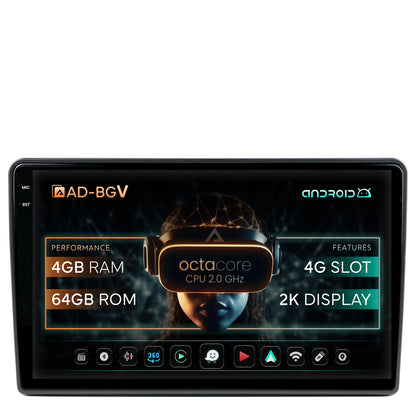 Navigatie Ford Transit 2019+, Android, V-Octacore / 4GB RAM + 64GB ROM, 10.36 Inch - AD-BGV10004+AD-BGRKIT121