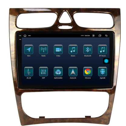 Navigatie Benz C Class (W203) (2002-2004), Android, X-Octacore / 8GB RAM + 256GB ROM, 9.5 Inch - AD-BGX9008+AD-BGRKIT416V3