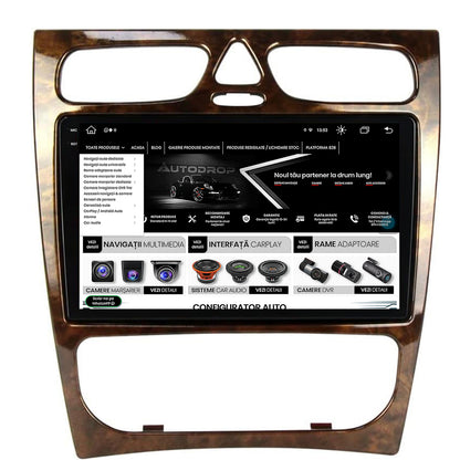 Navigatie Benz C Class (W203) (2002-2004), Android, X-Octacore / 8GB RAM + 256GB ROM, 9.5 Inch - AD-BGX9008+AD-BGRKIT416V3