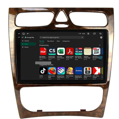 Navigatie Benz C Class (W203) (2002-2004), Android, X-Octacore / 8GB RAM + 256GB ROM, 9.5 Inch - AD-BGX9008+AD-BGRKIT416V3
