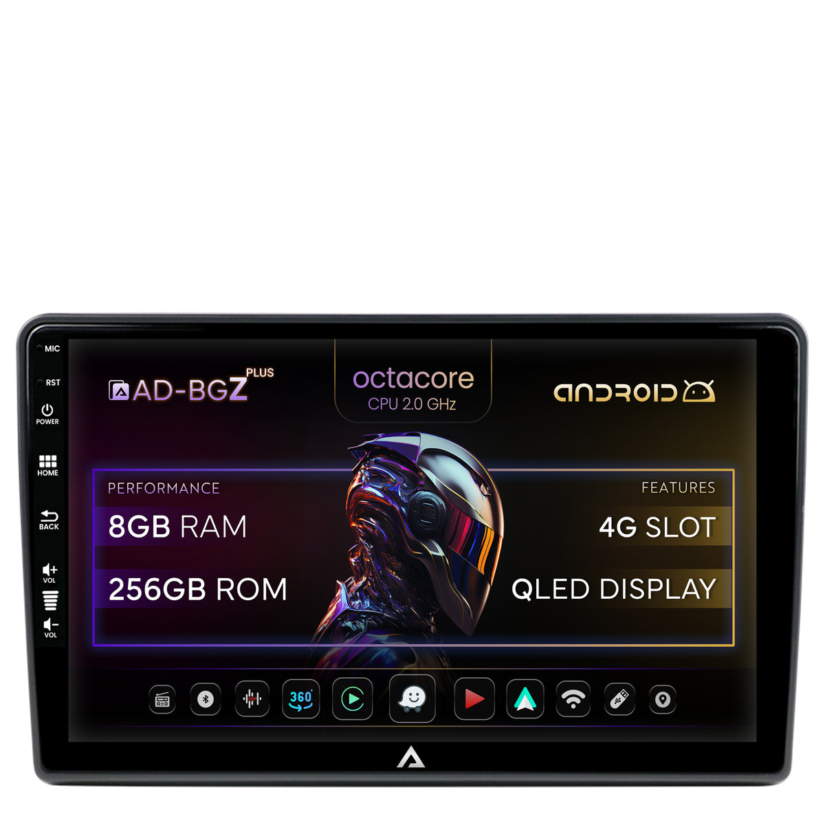 Navigatie Ford Transit 2019+, Android, Z-Octacore / 8GB RAM + 256GB ROM, 10.1 Inch - AD-BGZ10008+AD-BGRKIT121
