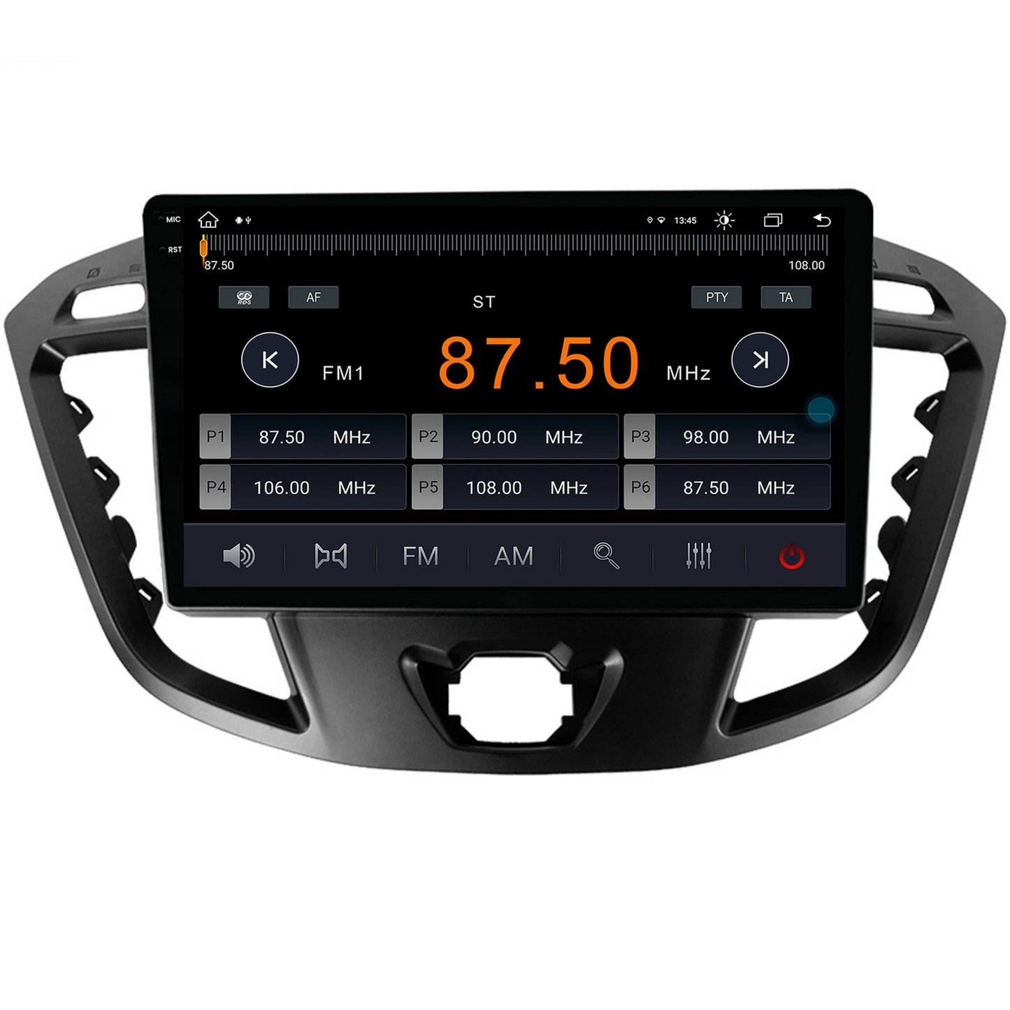 Navigatie Ford Transit / Tourneo (2012-2020), Android, X-Octacore / 8GB RAM + 256GB ROM, 9.5 Inch - AD-BGX9008+AD-BGRKIT123