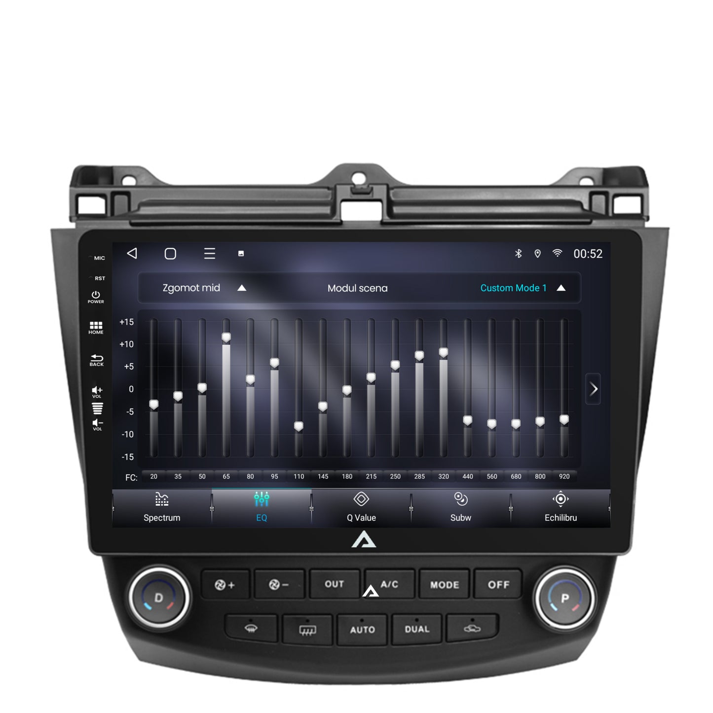 Navigatie Honda Accord 7 (2005-2008), Android, P-Octacore / 2GB RAM + 32GB ROM, 10.1 Inch - AD-BGP10002+AD-BGRKIT012