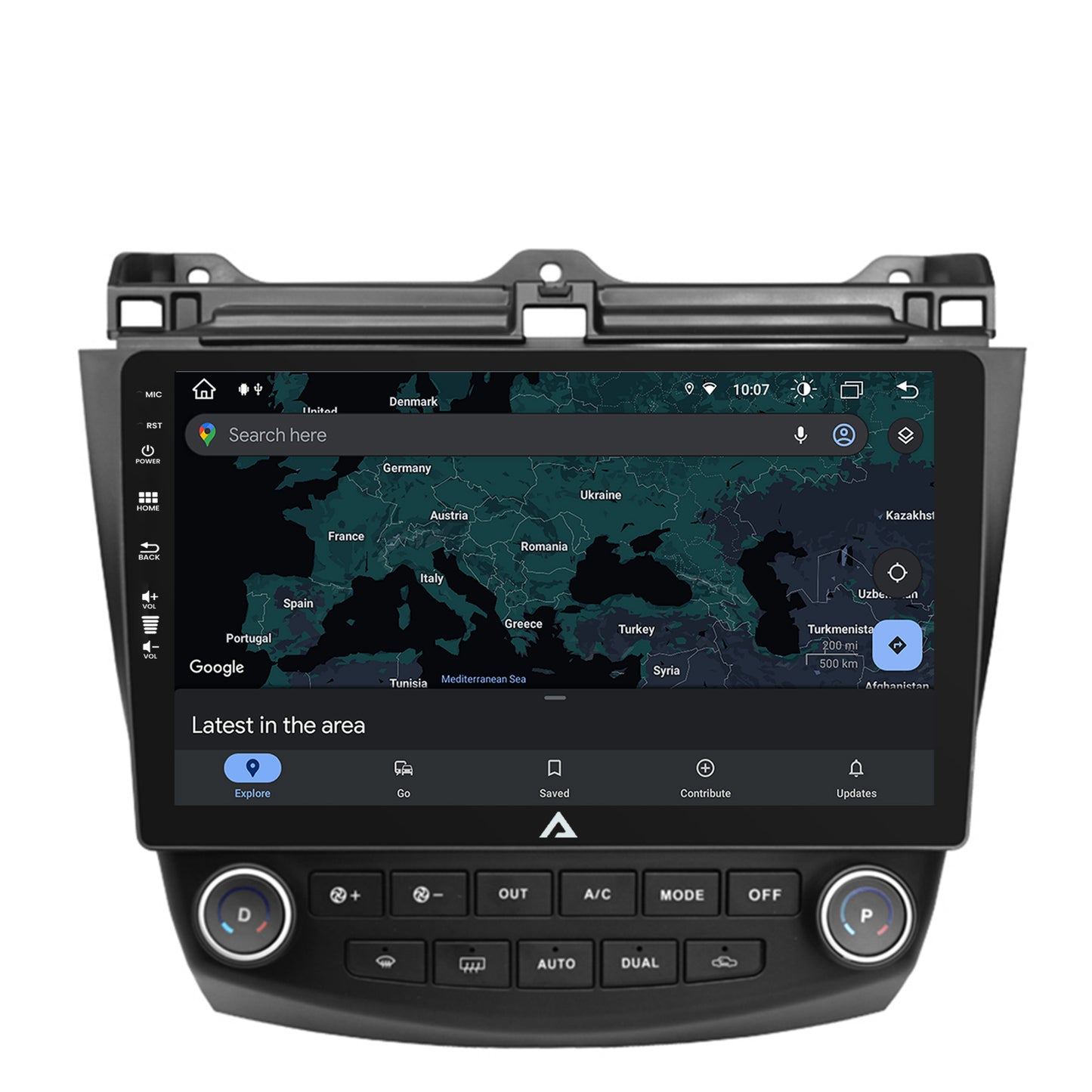 Navigatie Honda Accord 7 (2005-2008), Android, Z-Octacore / 8GB RAM + 256GB ROM, 10.1 Inch - AD-BGZ10008+AD-BGRKIT012