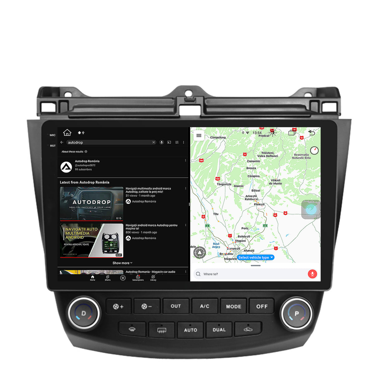 Navigatie Honda Accord 7 (2005-2008), Android, V-Octacore / 4GB RAM + 64GB ROM, 10.36 Inch - AD-BGV10004+AD-BGRKIT012