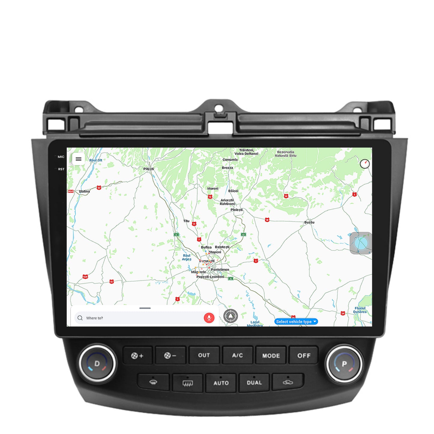 Navigatie Honda Accord 7 (2005-2008), Android, X-Octacore / 8GB RAM + 256GB ROM, 10.36 Inch - AD-BGX10008+AD-BGRKIT012