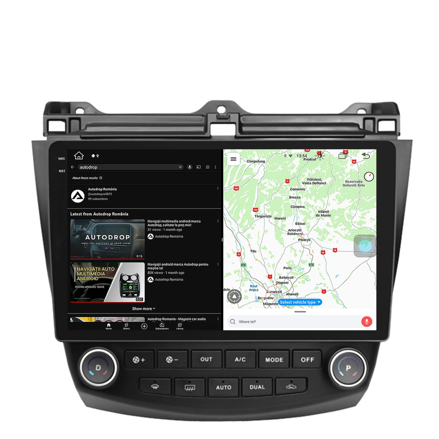Navigatie Honda Accord 7 (2005-2008), Android, X-Octacore / 8GB RAM + 256GB ROM, 10.36 Inch - AD-BGX10008+AD-BGRKIT012
