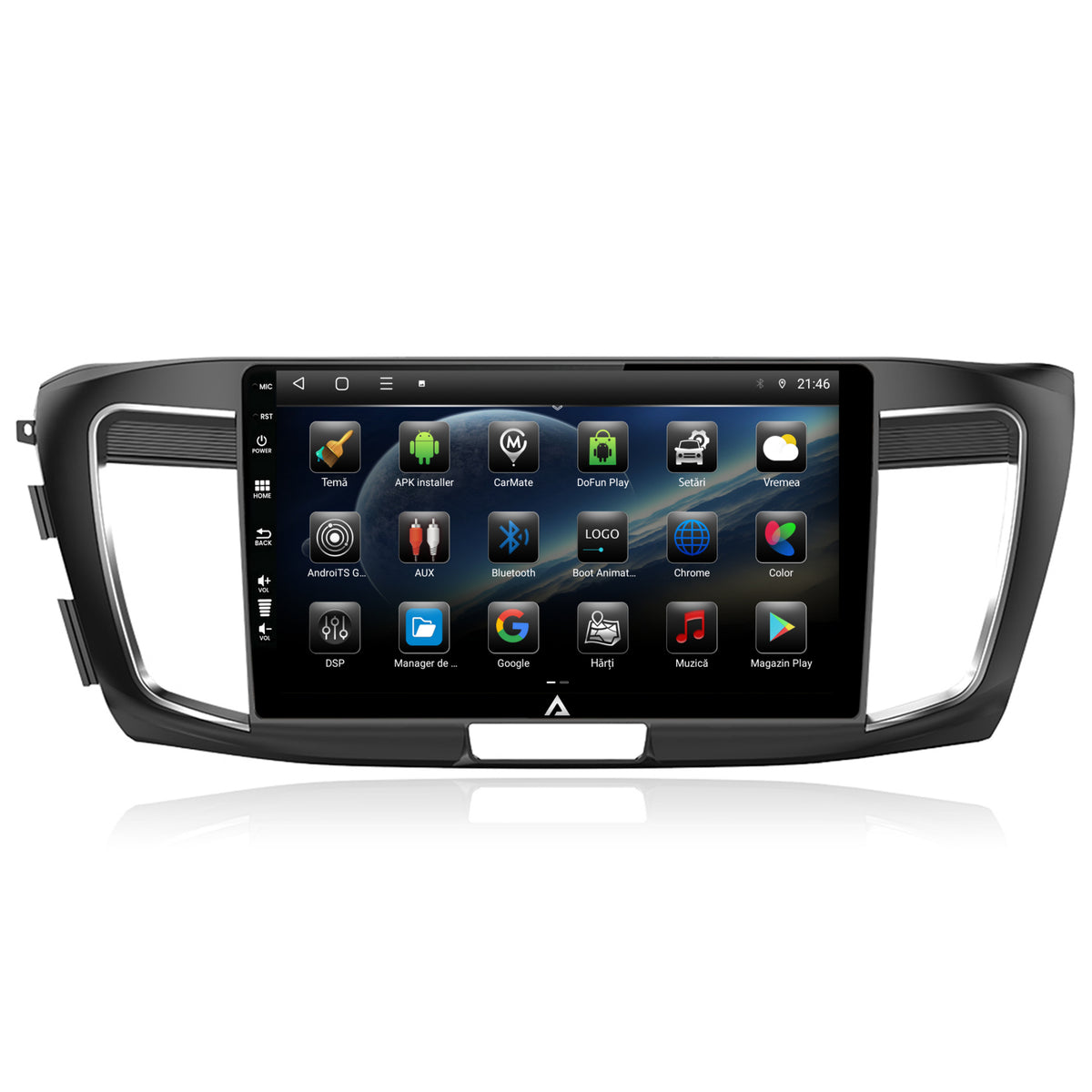 Navigatie Honda Accord 9 (2013-2017), Android, E-Octacore / 2GB RAM + 32GB ROM, 10.1 Inch - AD-BGE10002+AD-BGRKIT002