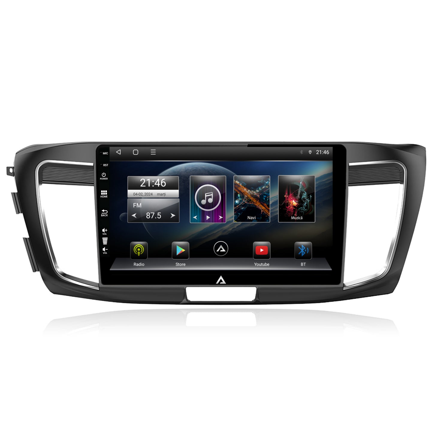 Navigatie Honda Accord 9 (2013-2017), Android, P-Octacore / 2GB RAM + 32GB ROM, 10.1 Inch - AD-BGP10002+AD-BGRKIT002