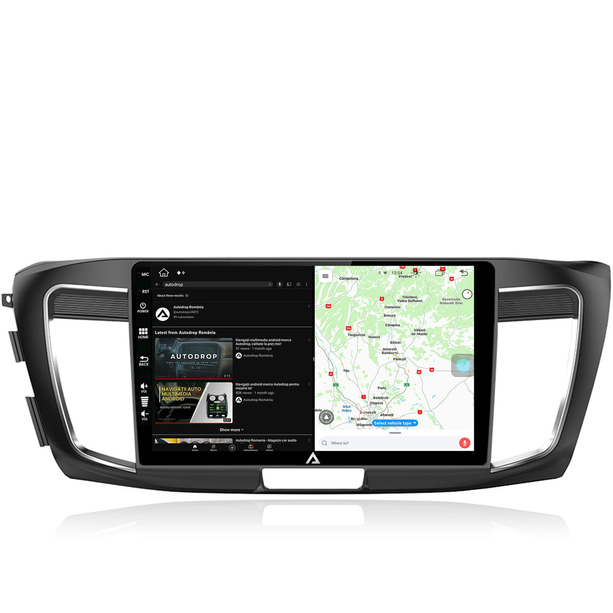 Navigatie Honda Accord 9 (2013-2017), Android, Z-Octacore / 8GB RAM + 256GB ROM, 10.1 Inch - AD-BGZ10008+AD-BGRKIT002