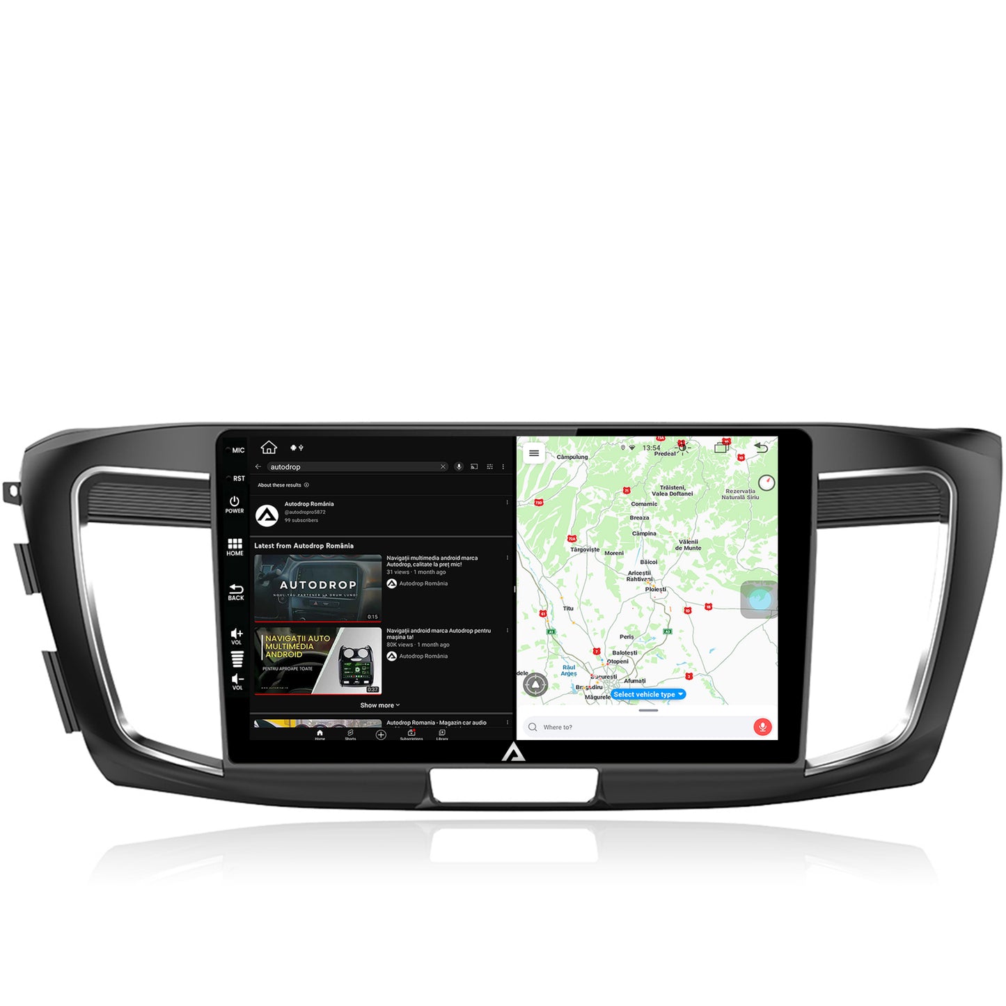 Navigatie Honda Accord 9 (2013-2017), Android, Z-Octacore / 8GB RAM + 256GB ROM, 10.1 Inch - AD-BGZ10008+AD-BGRKIT002