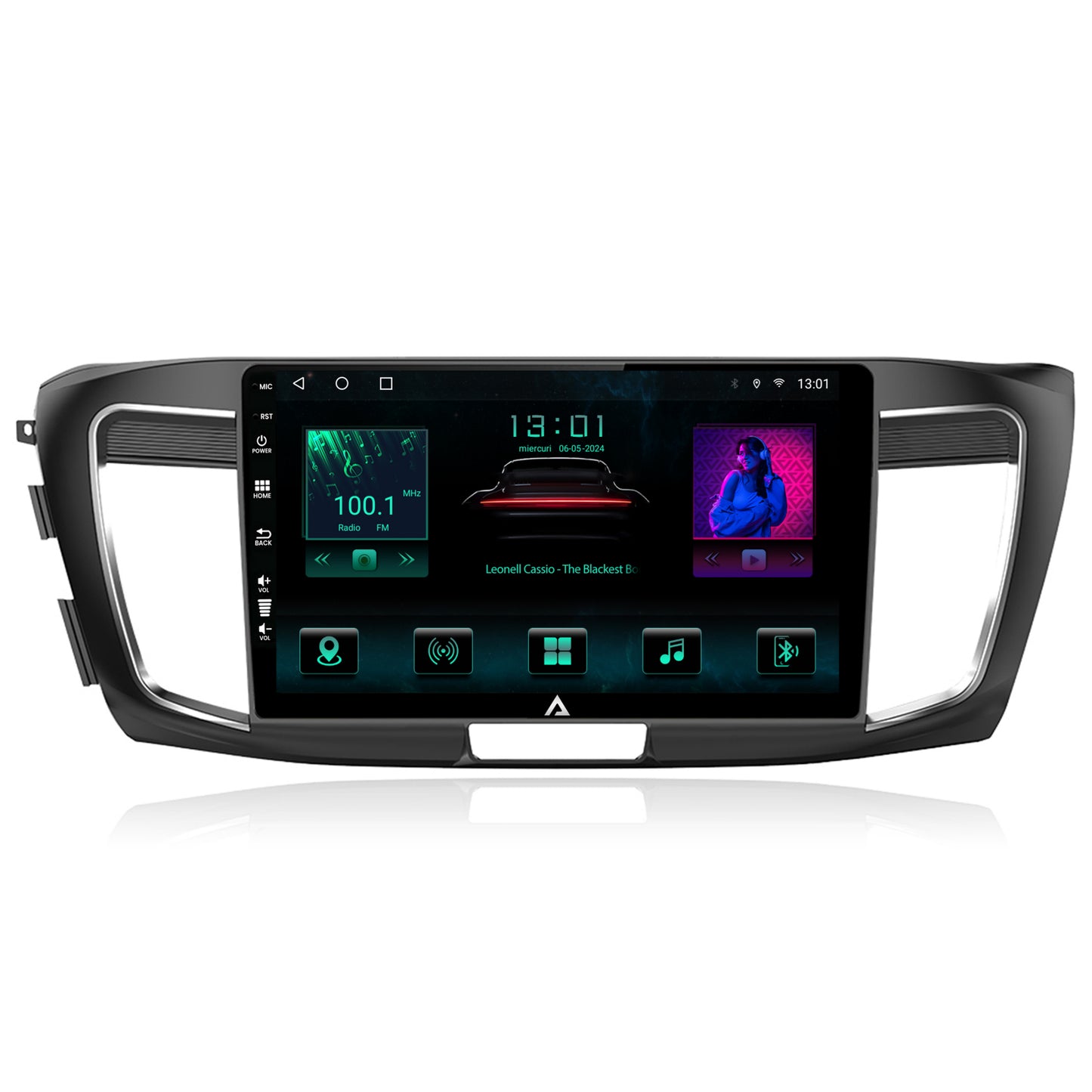 Navigatie Honda ACCORD 9 (2013-2017), Android, A-Octacore / 4GB RAM + 64GB ROM, 10.1 Inch - AD-BGA10004+AD-BGRKIT002