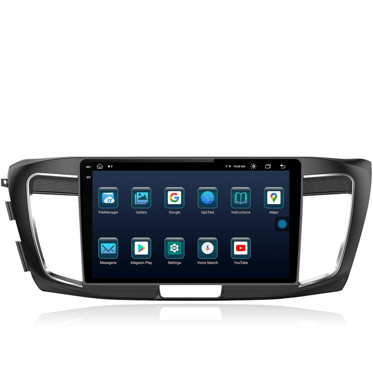 Navigatie Honda Accord 9 (2013-2017), Android, X-Octacore / 8GB RAM + 256GB ROM, 10.36 Inch - AD-BGX10008+AD-BGRKIT002