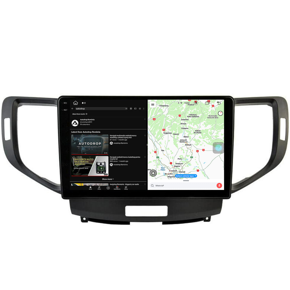Navigatie Honda Accord VIII (2008-2012), Android, X-Octacore / 8GB RAM + 256GB ROM, 10.36 Inch - AD-BGX10008+AD-BGRKIT005V2