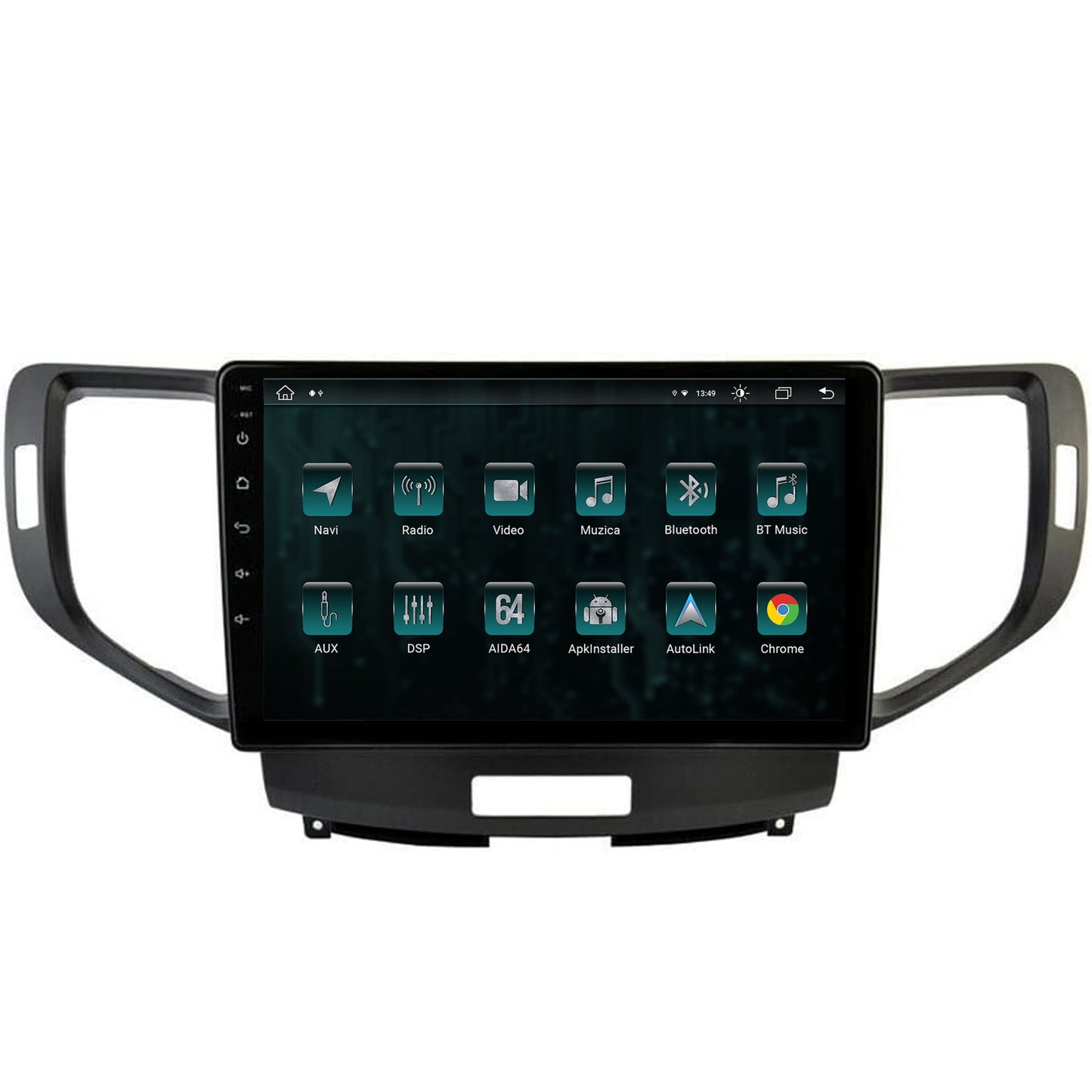 Navigatie Honda Accord VIII (2008-2012), Android, Z-Octacore / 8GB RAM + 256GB ROM, 10.1 Inch - AD-BGZ10008+AD-BGRKIT005V2