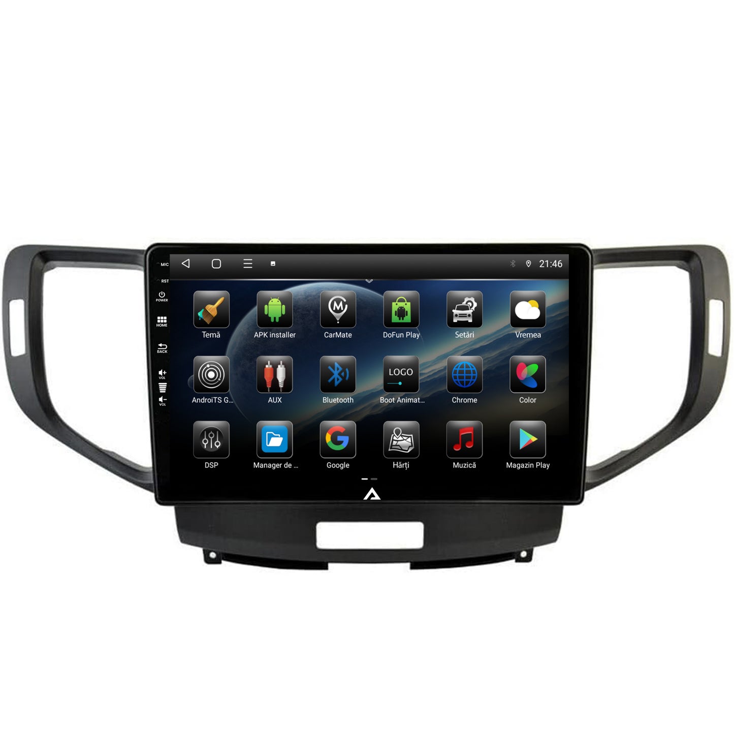 Navigatie Honda Accord VIII (2008-2012), Android, E-Octacore / 2GB RAM + 32GB ROM, 10.1 Inch - AD-BGE10002+AD-BGRKIT005V2