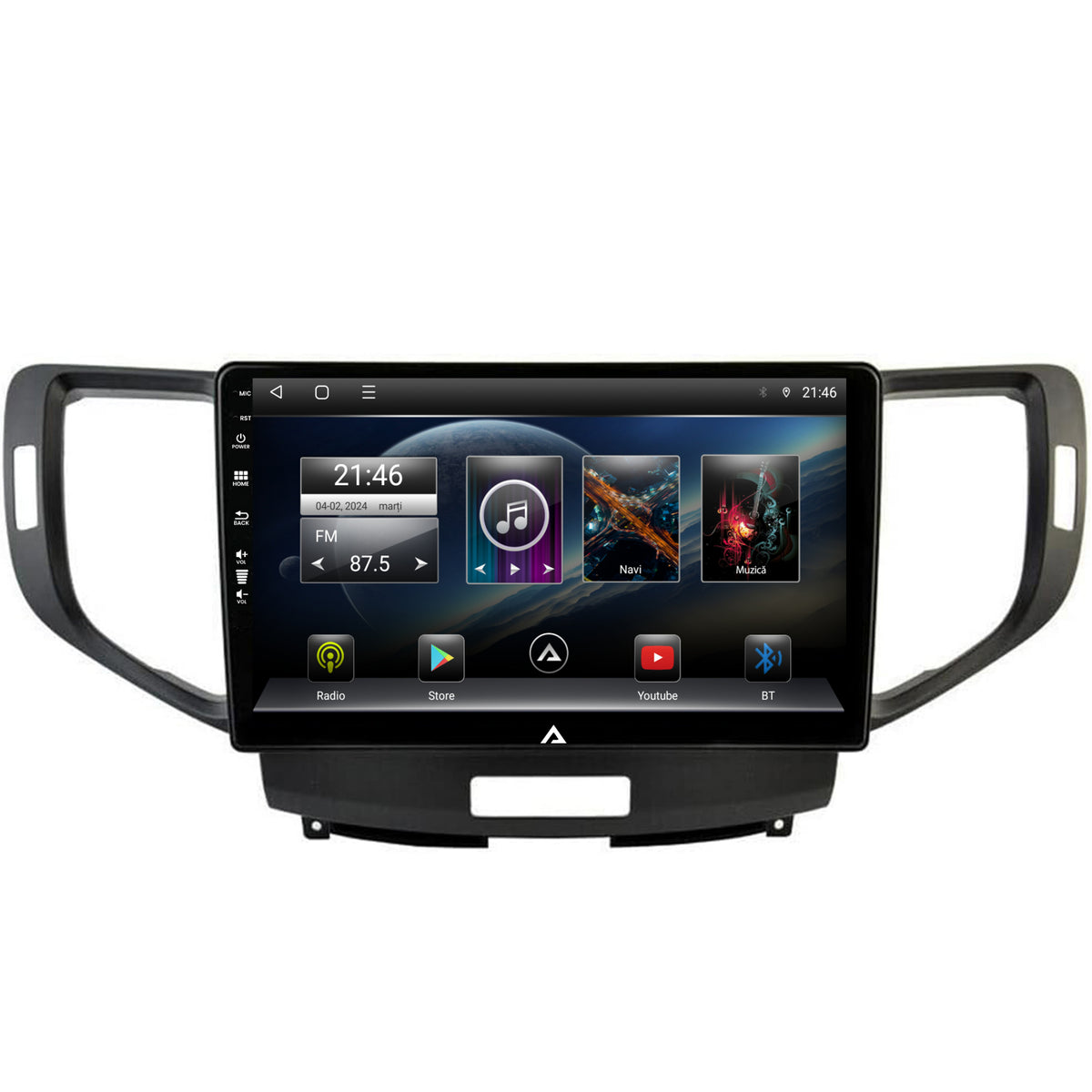 Navigatie Honda Accord VIII (2008-2012), Android, E-Octacore / 2GB RAM + 32GB ROM, 10.1 Inch - AD-BGE10002+AD-BGRKIT005V2
