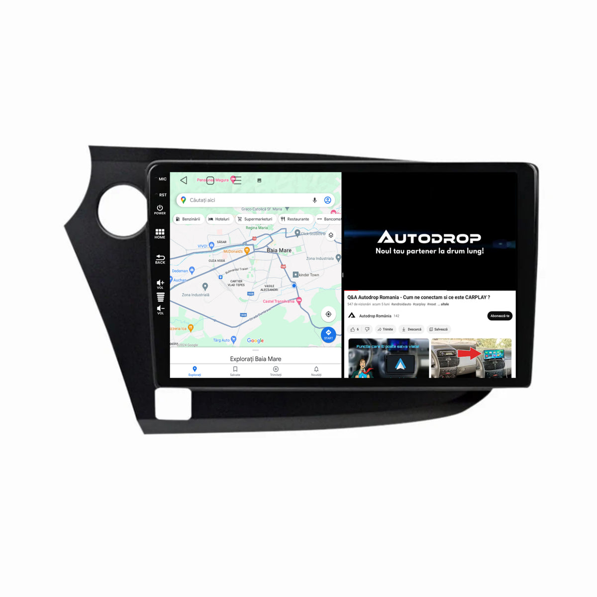 Navigatie Honda Insight (2009-2014), Android, A-Octacore / 4GB RAM + 64GB ROM, 9 Inch - AD-BGA9004+AD-BGRKIT009
