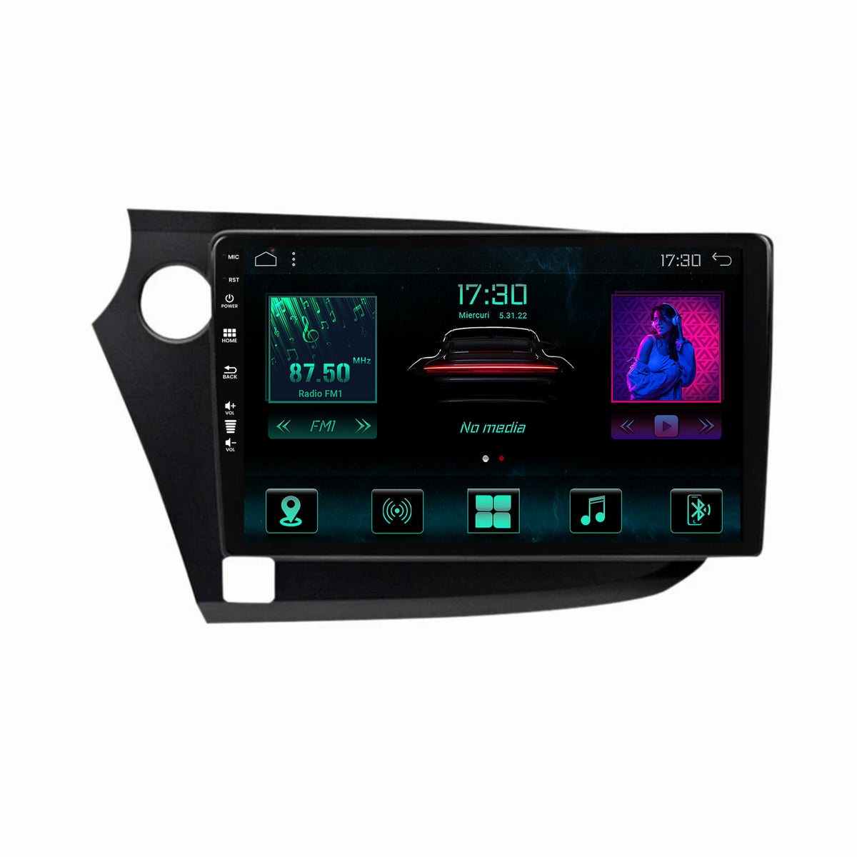 Navigatie Honda Insight (2009-2014), Android, A-Octacore / 4GB RAM + 64GB ROM, 9 Inch - AD-BGA9004+AD-BGRKIT009