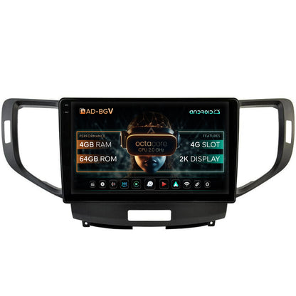 Navigatie Honda Accord VIII (2008-2012), Android, V-Octacore / 4GB RAM + 64GB ROM, 10.36 Inch - AD-BGV10004+AD-BGRKIT005V2