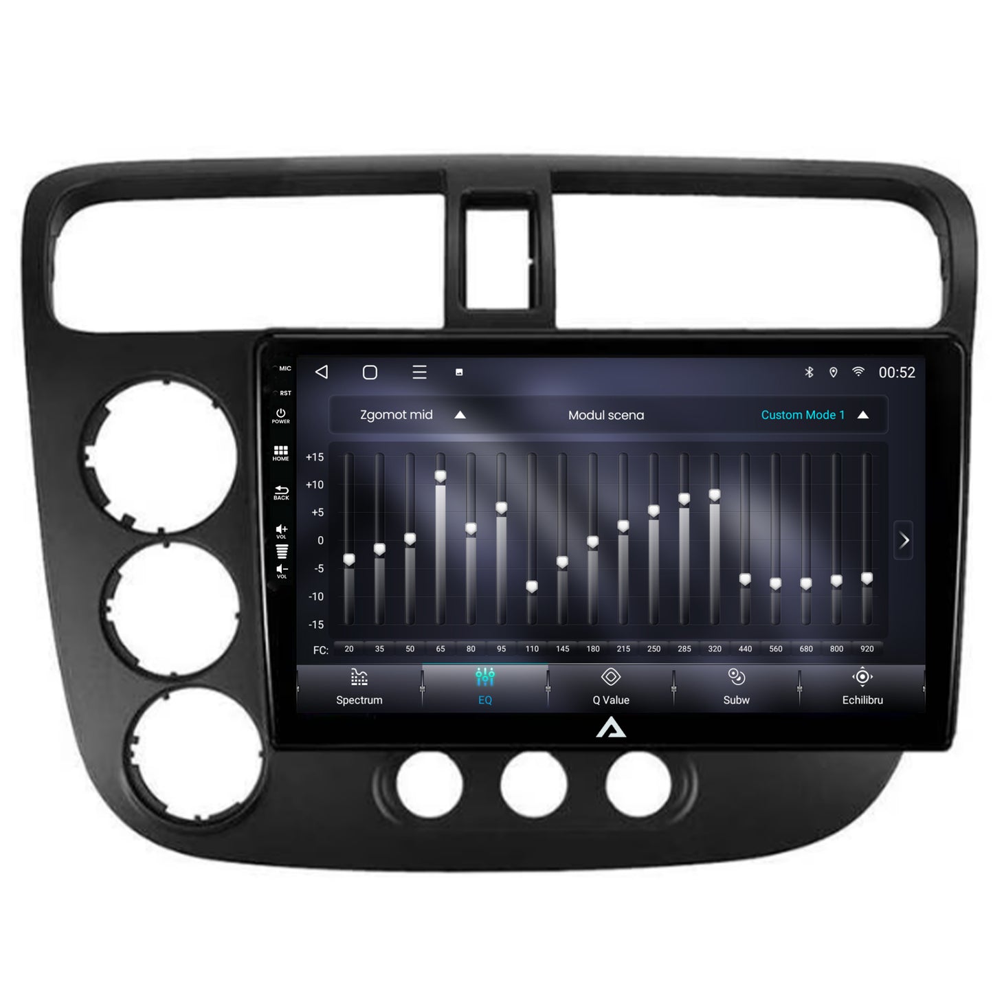 Navigatie Honda Civic (1998-2005), Android, E-Octacore / 2GB RAM + 32GB ROM, 9 Inch - AD-BGE9002+AD-BGRKIT018