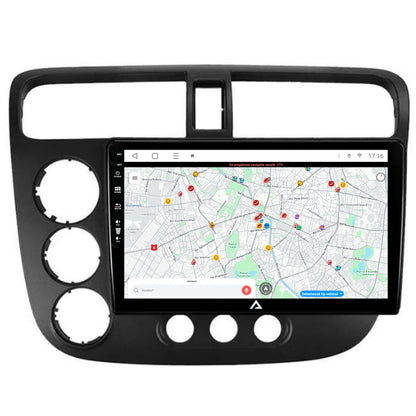 Navigatie Honda Civic (1998-2005), Android, P-Octacore / 2GB RAM + 32GB ROM, 9 Inch - AD-BGP9002+AD-BGRKIT018
