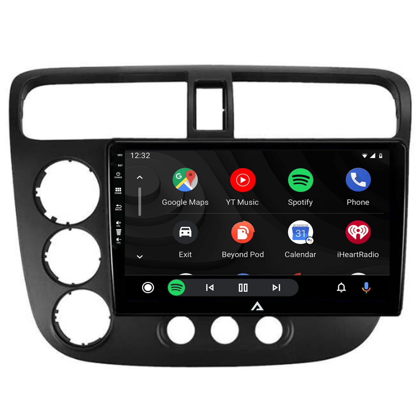 Navigatie Honda Civic (1998-2005), Android, P-Octacore / 2GB RAM + 32GB ROM, 9 Inch - AD-BGP9002+AD-BGRKIT018