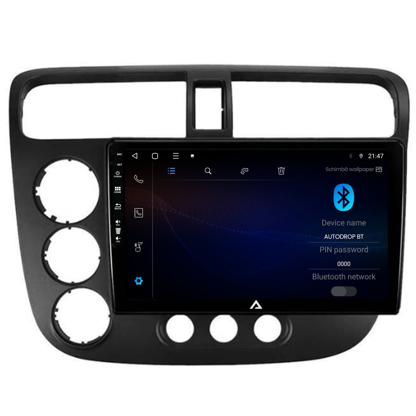 Navigatie Honda Civic (1998-2005), Android, P-Octacore / 2GB RAM + 32GB ROM, 9 Inch - AD-BGP9002+AD-BGRKIT018