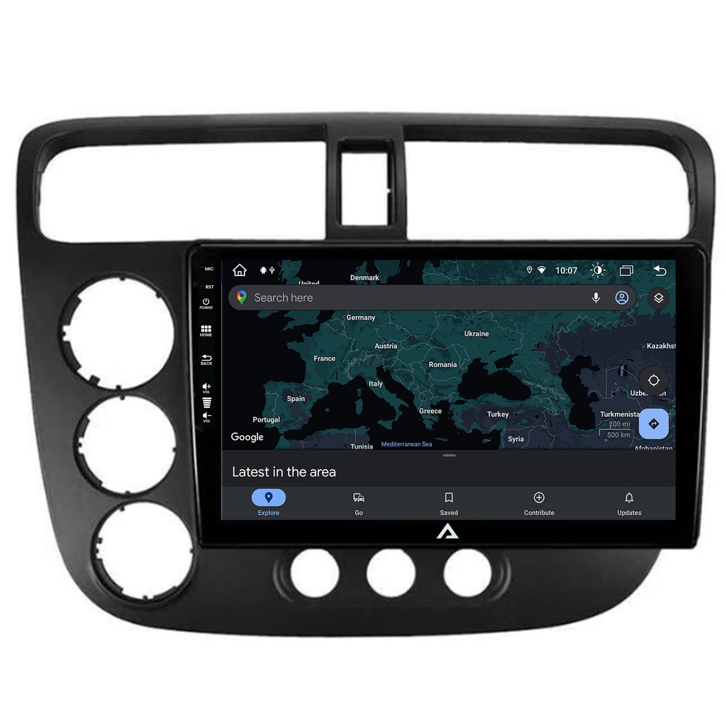 Navigatie Honda Civic (1998-2005), Android, Z-Octacore / 8GB RAM + 256GB ROM, 9 Inch - AD-BGZ9008+AD-BGRKIT018