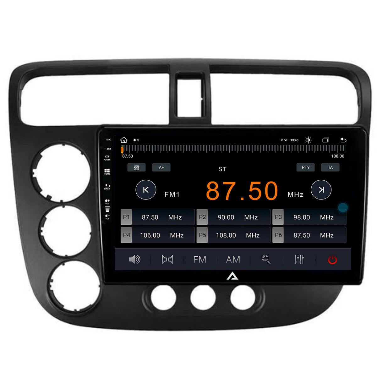 Navigatie Honda Civic (1998-2005), Android, Z-Octacore / 8GB RAM + 256GB ROM, 9 Inch - AD-BGZ9008+AD-BGRKIT018