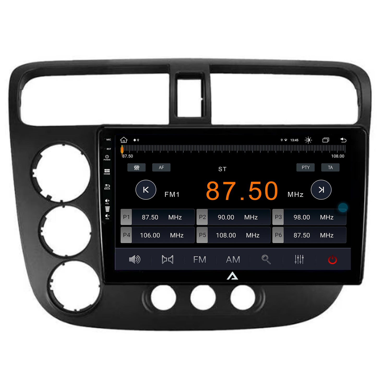 Navigatie Honda Civic (1998-2005), Android, Z-Octacore / 8GB RAM + 256GB ROM, 9 Inch - AD-BGZ9008+AD-BGRKIT018