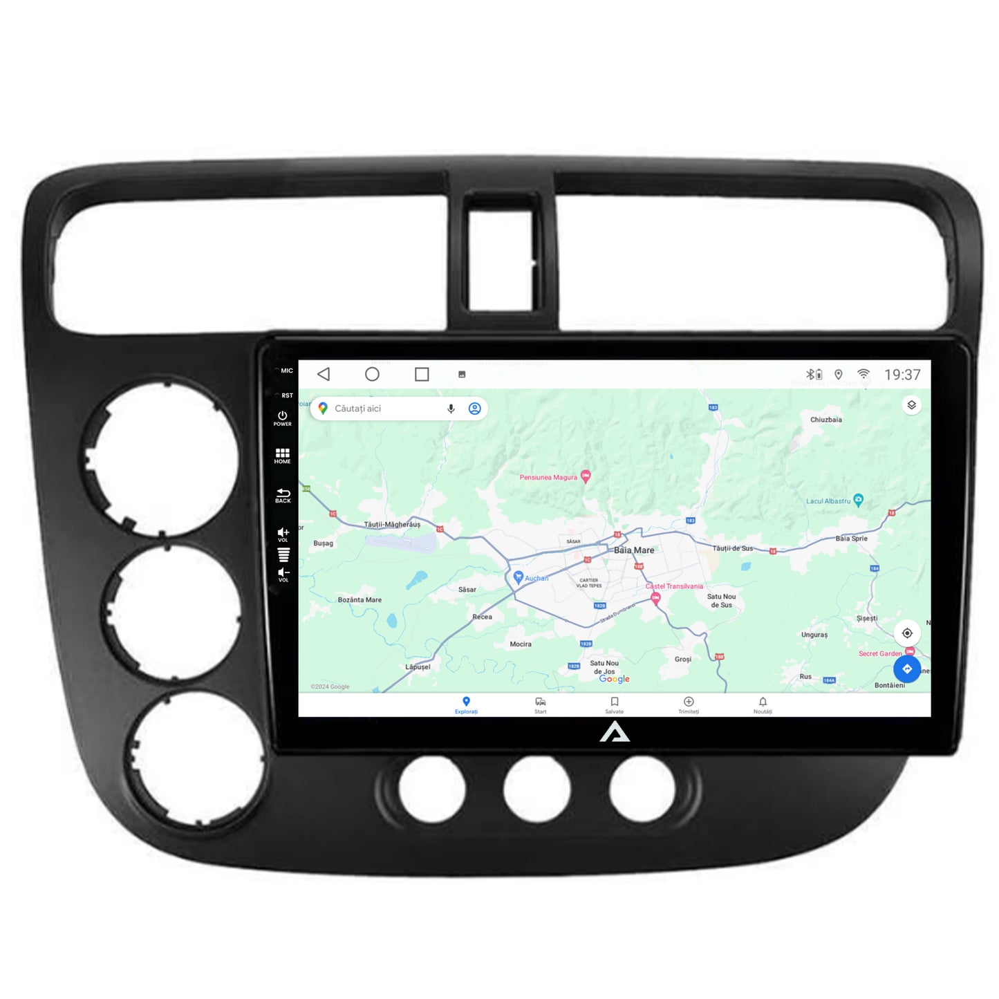 Navigatie Honda Civic (1998-2005), Android, A-Octacore / 4GB RAM + 64GB ROM, 9 Inch - AD-BGA9004+AD-BGRKIT018