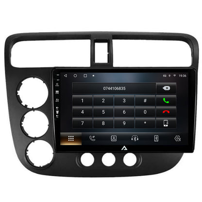 Navigatie Honda Civic (1998-2005), Android, A-Octacore / 4GB RAM + 64GB ROM, 9 Inch - AD-BGA9004+AD-BGRKIT018