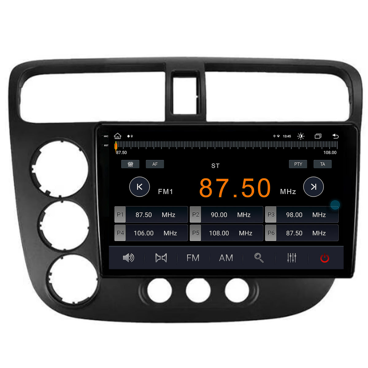 Navigatie Honda Civic (1998-2005), Android, V-Octacore / 4GB RAM + 64GB ROM, 9.5 Inch - AD-BGV9004+AD-BGRKIT018