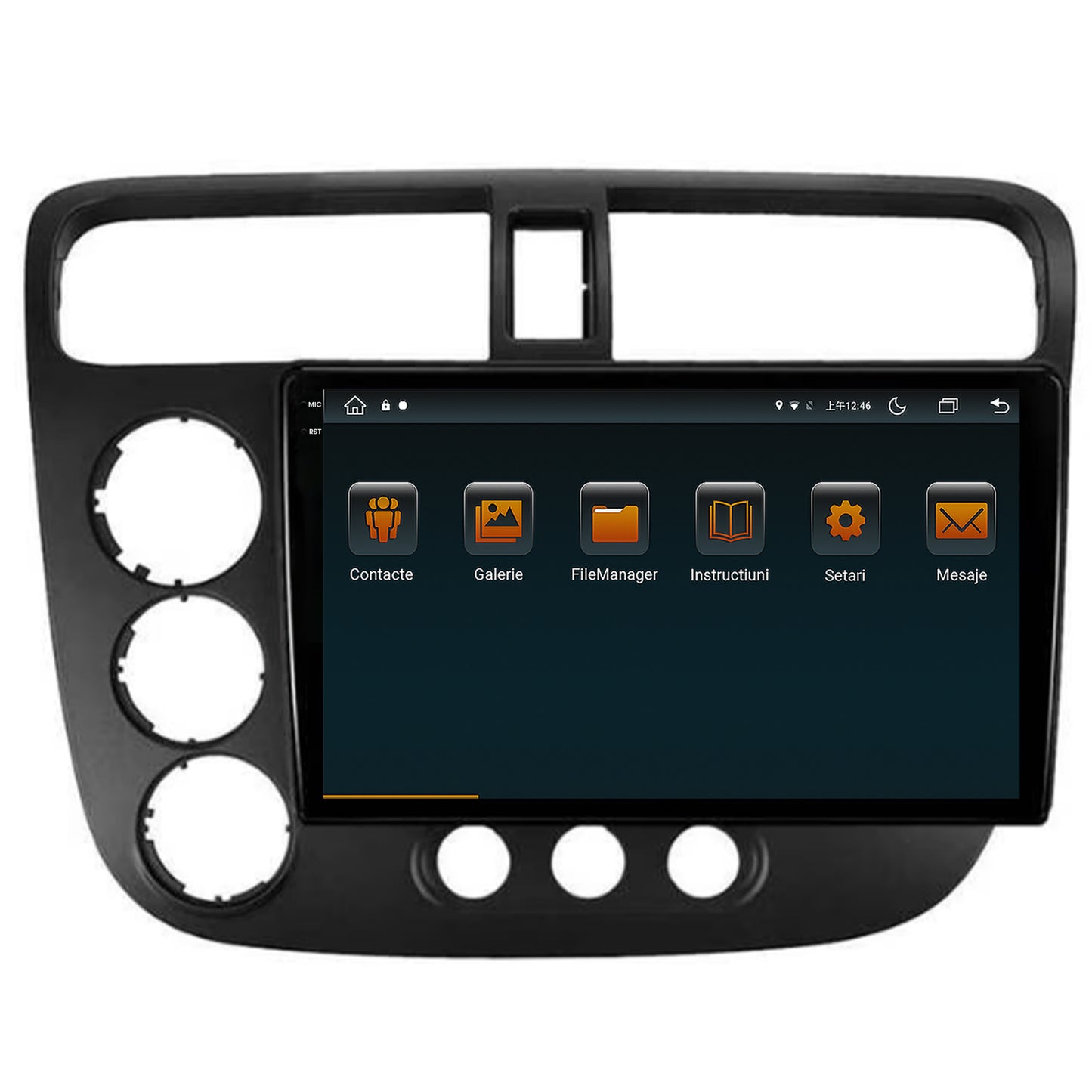 Navigatie Honda Civic (1998-2005), Android, V-Octacore / 4GB RAM + 64GB ROM, 9.5 Inch - AD-BGV9004+AD-BGRKIT018