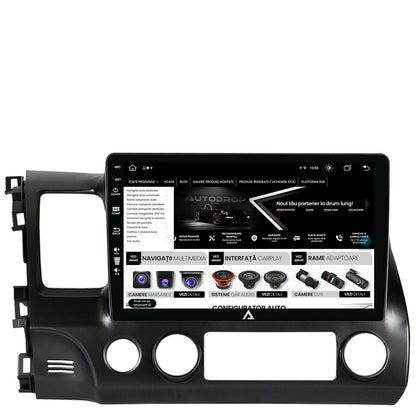 Navigatie Honda Civic (2005-2012), Android, Z-Octacore / 8GB RAM + 256GB ROM, 10.1 Inch - AD-BGZ10008+AD-BGRKIT008