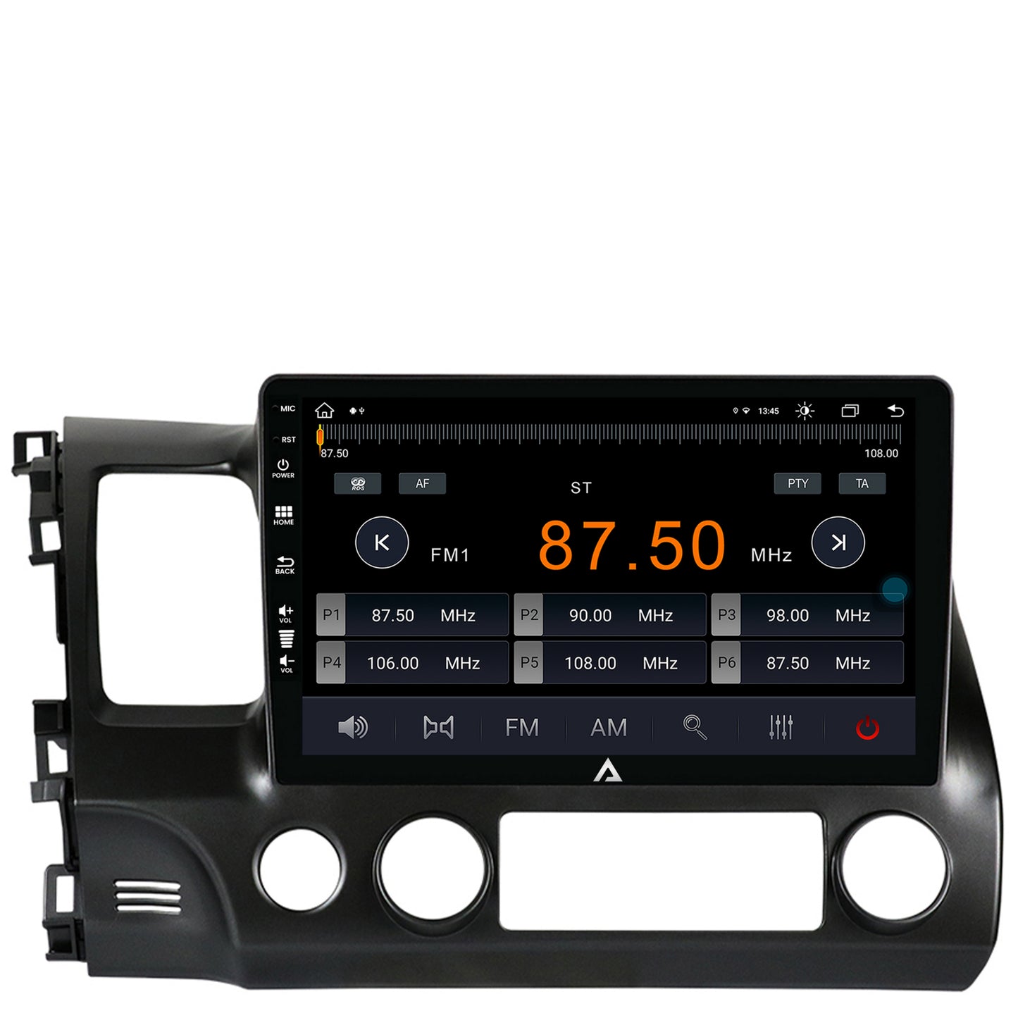 Navigatie Honda Civic (2005-2012), Android, Z-Octacore / 8GB RAM + 256GB ROM, 10.1 Inch - AD-BGZ10008+AD-BGRKIT008