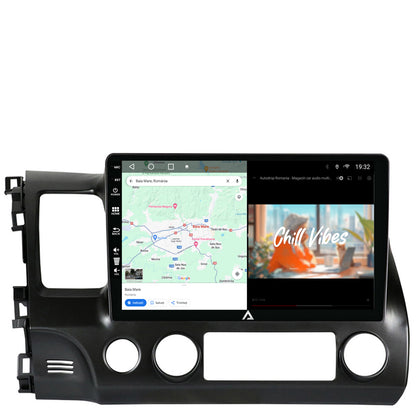 Navigatie Honda Civic (2005-2012), Android, A-Octacore / 4GB RAM + 64GB ROM, 10.1 Inch - AD-BGA10004+AD-BGRKIT008